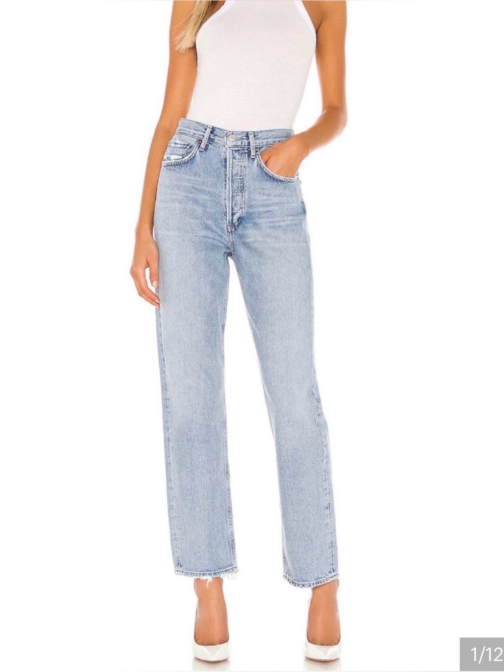 Agolde 90’s High -Rise Jean light wash 27